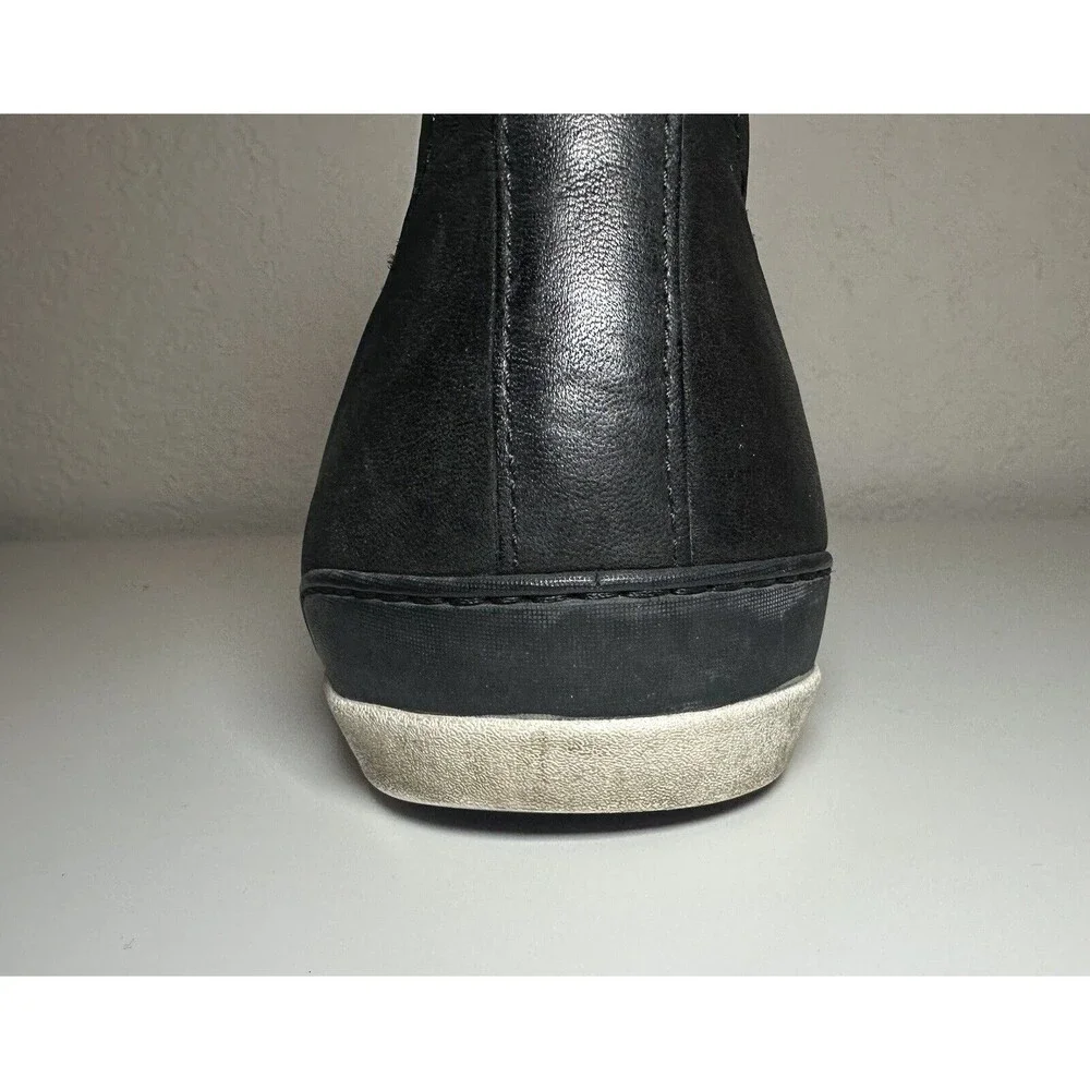 UGG Manhattan‎ Chukka Ankle Boots Shoes Black Leather Lace Up Men's SIZE 12